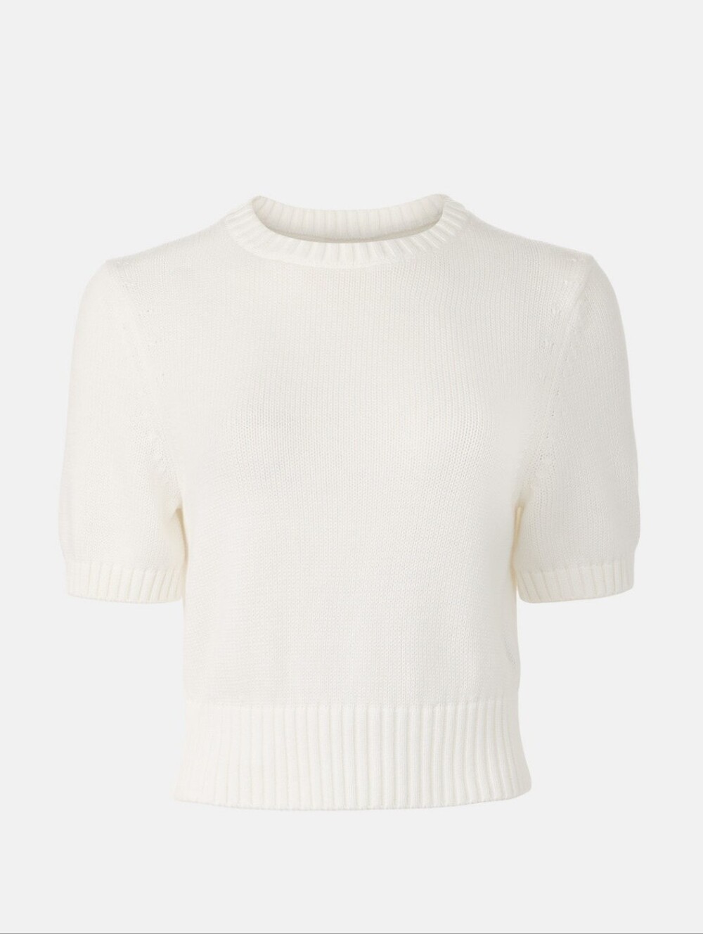 Toccin Elsie Sweater Knits Crew Neck Short Sleeve Size S